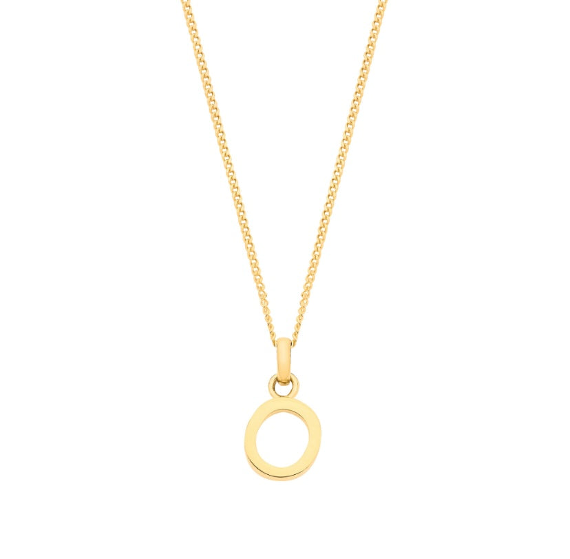 9ct Letter Pendants
