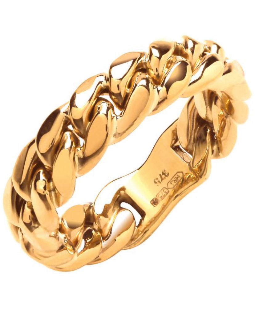 9ct Cuban Link Ring