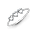 18ct Triple Heart (0.10ct)