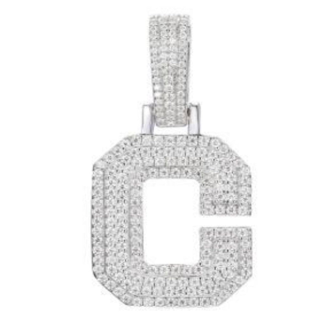 CZ Letter Pendants