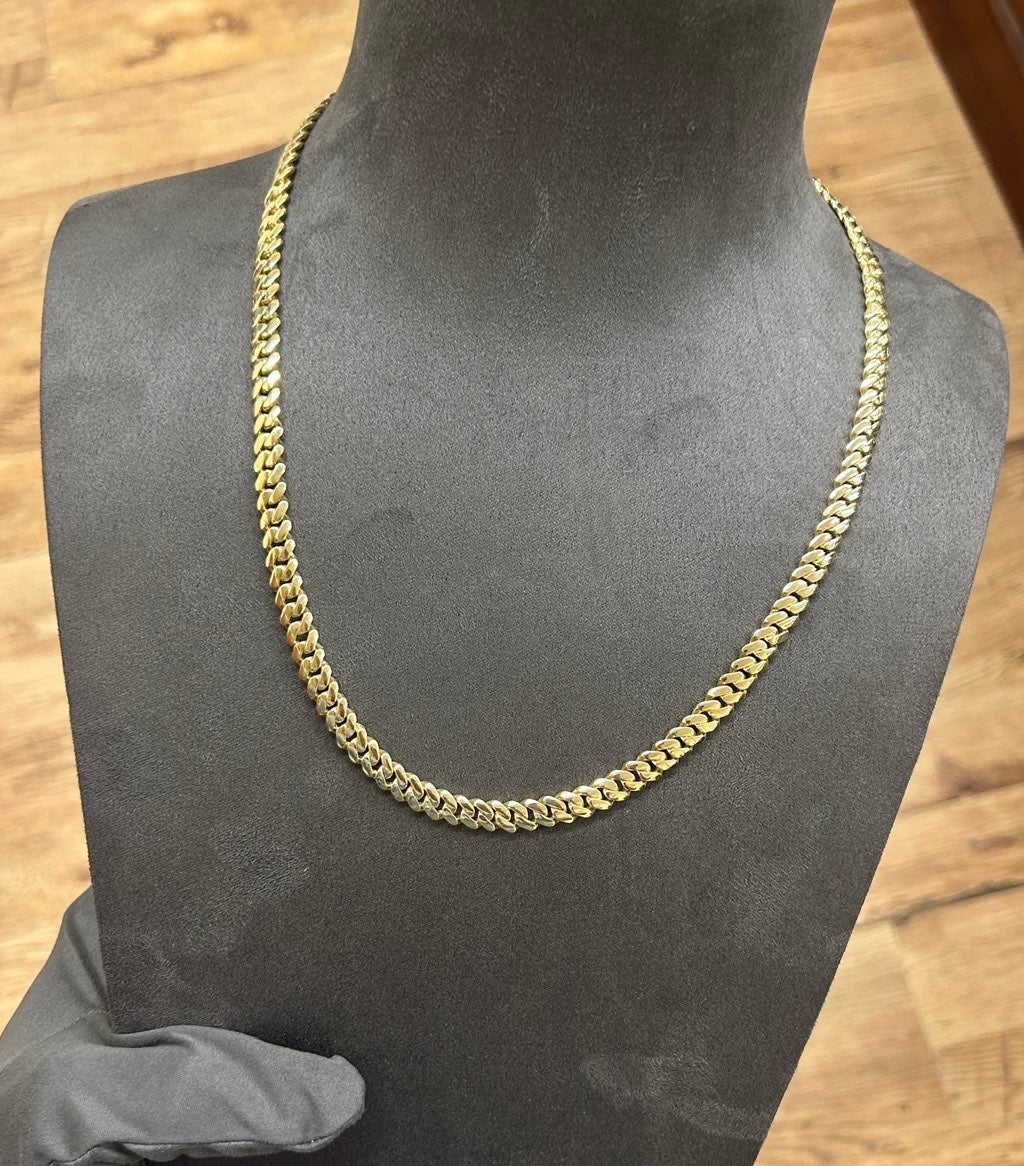 9ct Cuban Chain 7mm 22”