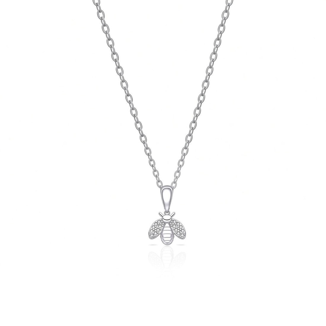 Silver Bumblebee Necklace