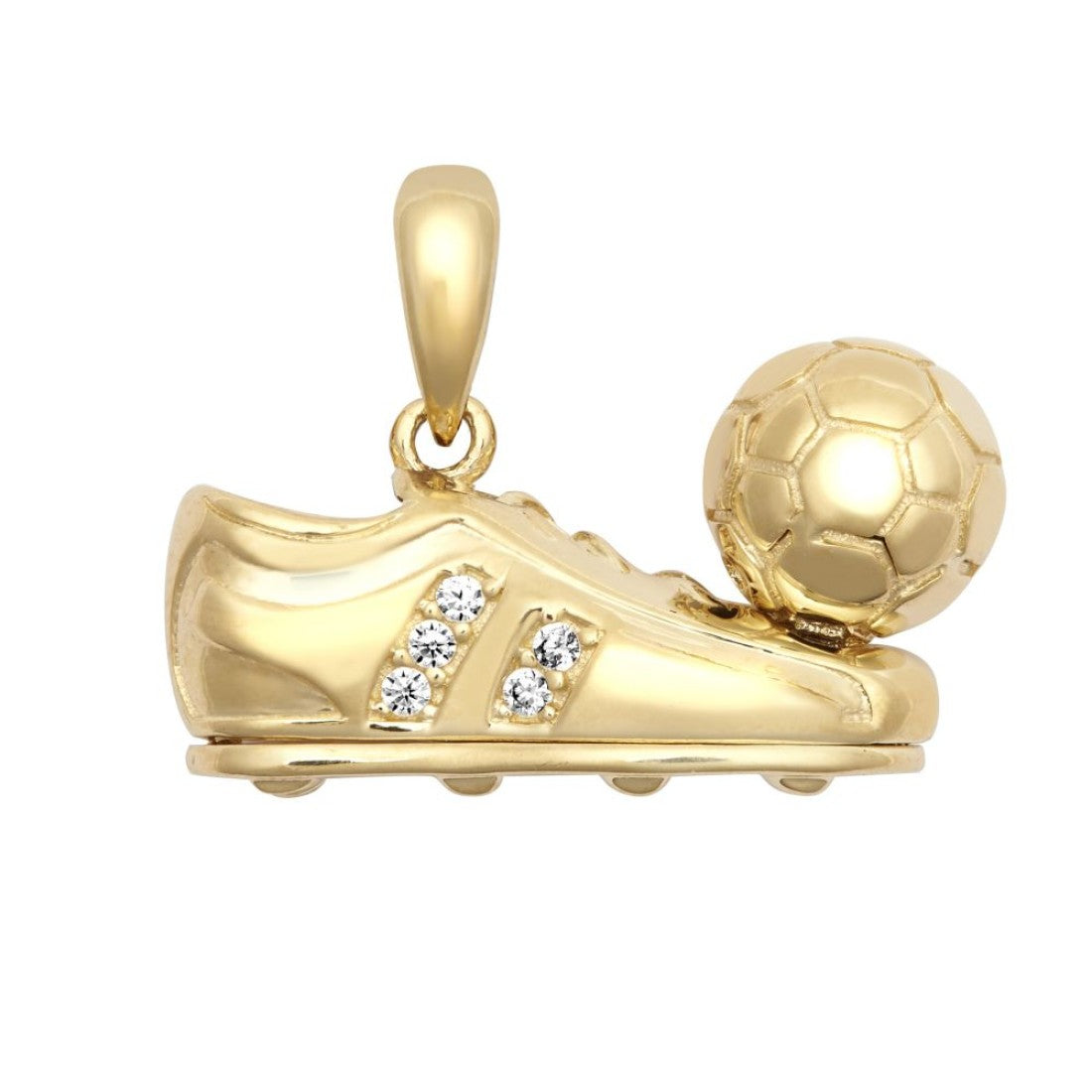 9ct Football boot Pendant