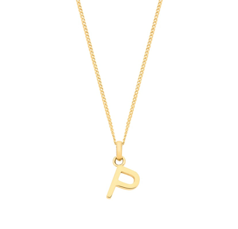9ct Letter Pendants