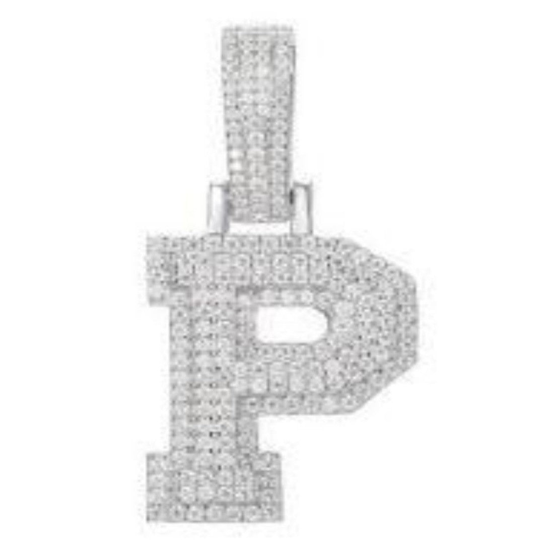 CZ Letter Pendants