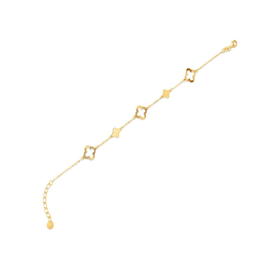9ct Clover Bracelet