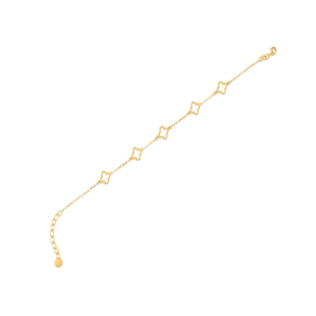 9ct Clover Bracelet