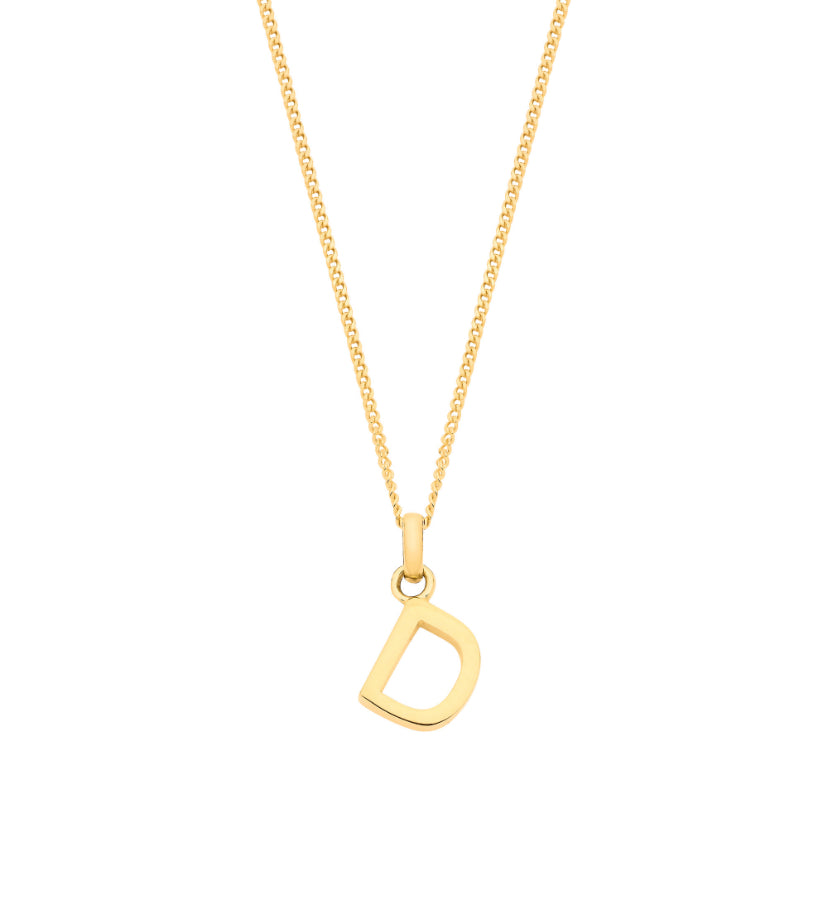 9ct Letter Necklace