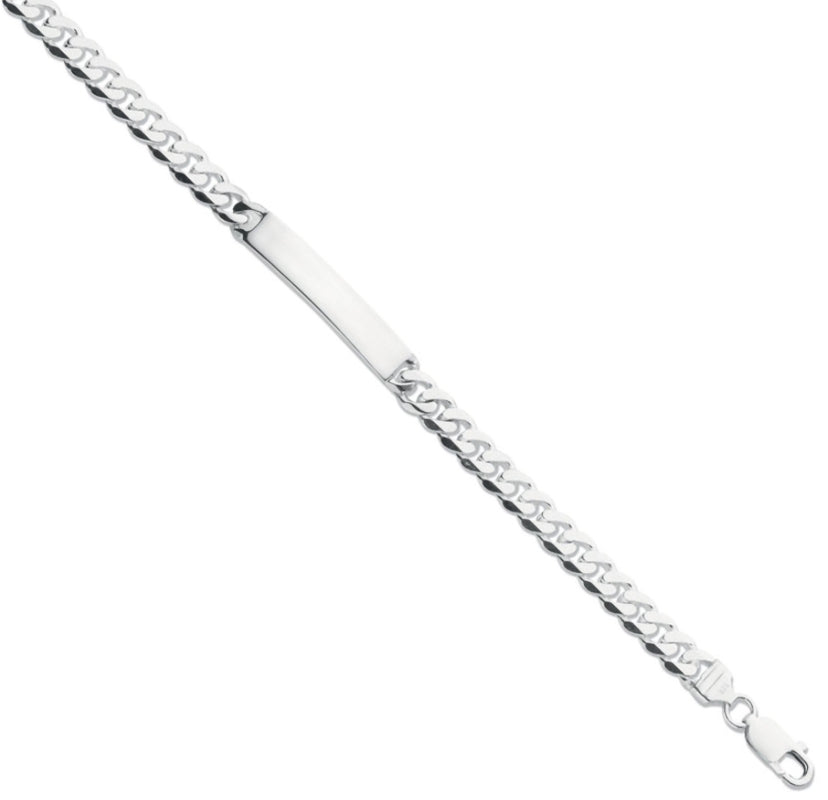 Silver ID Bracelet 7.7mm
