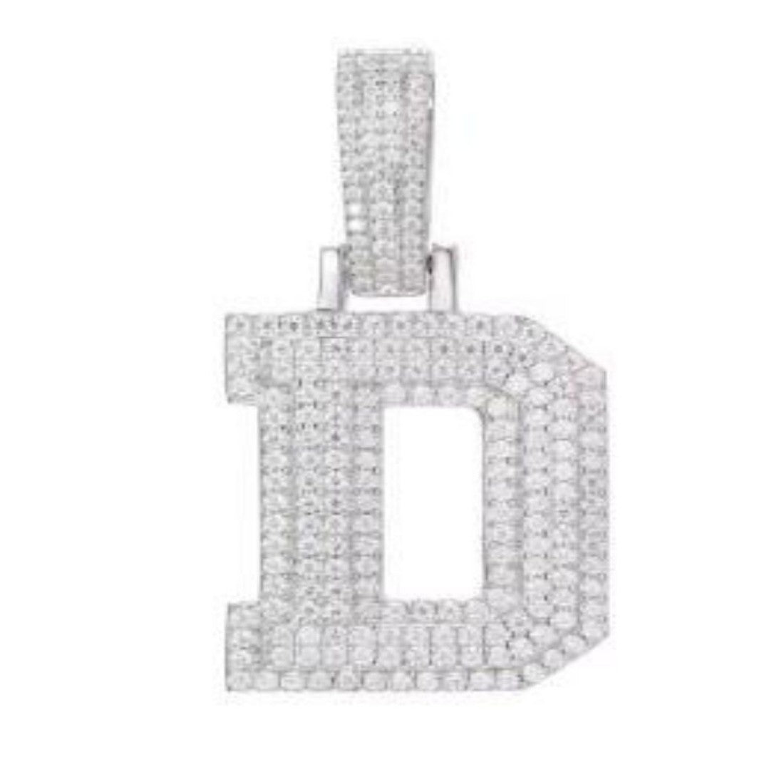 CZ Letter Pendants