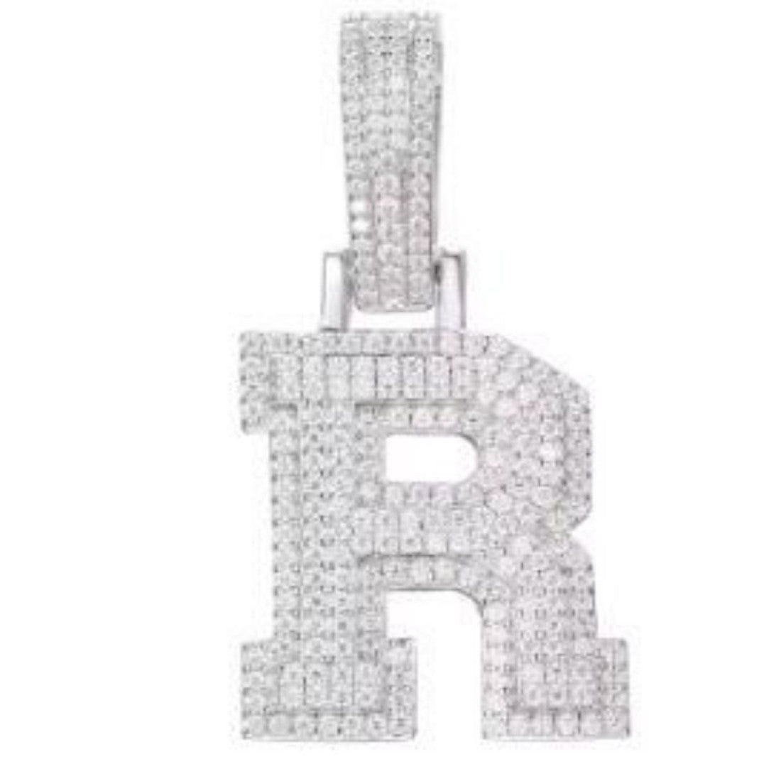 CZ Letter Pendants