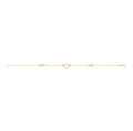 9ct Open Heart Bracelet