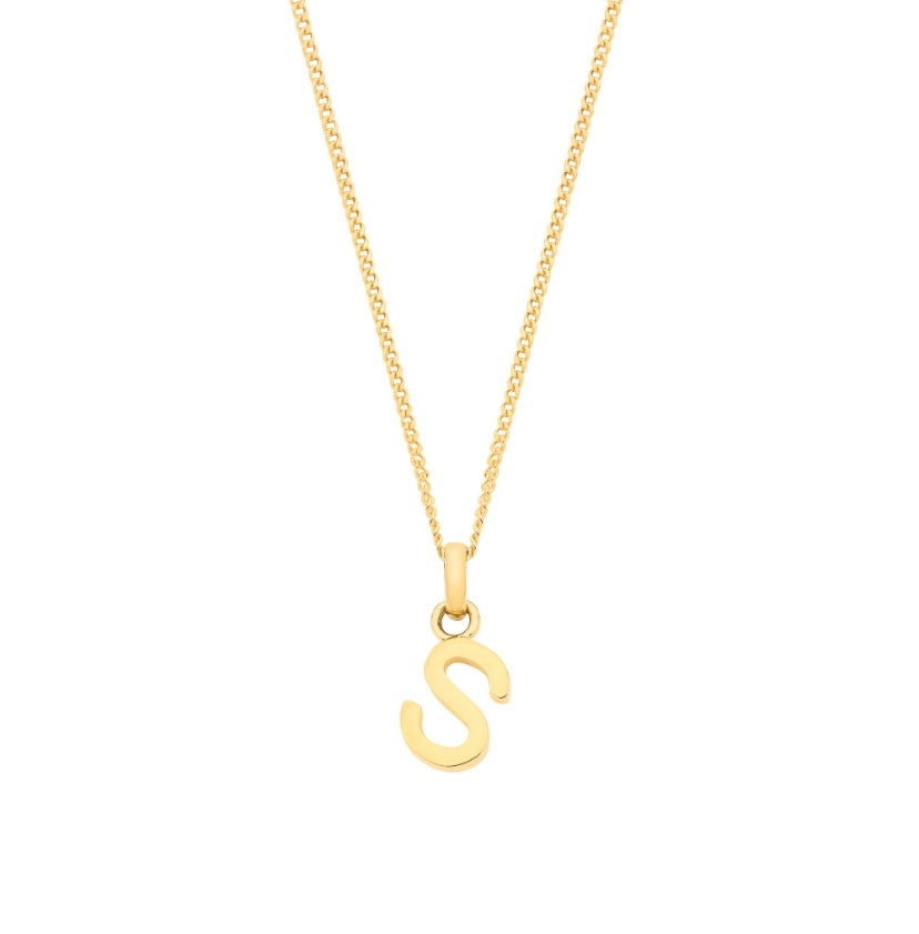 9ct Letter Pendants