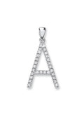 9ct Letter Pendants 0.20ct-30ct