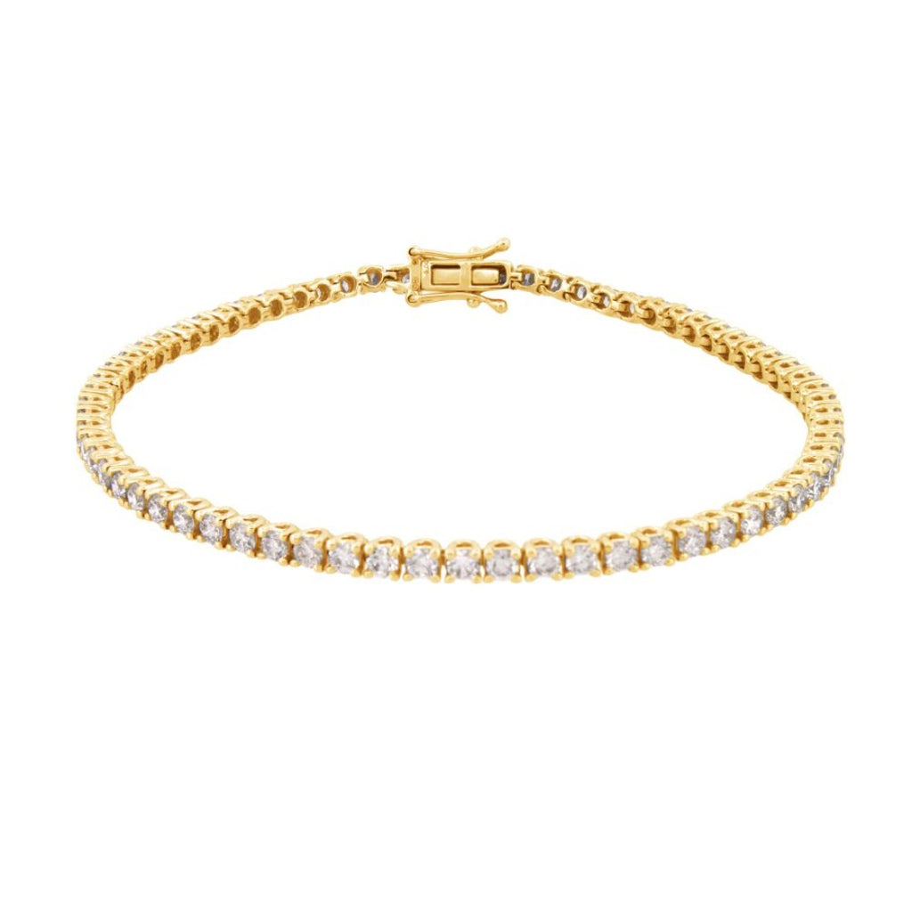 3ct Lab-Diamond Tennis Bracelet