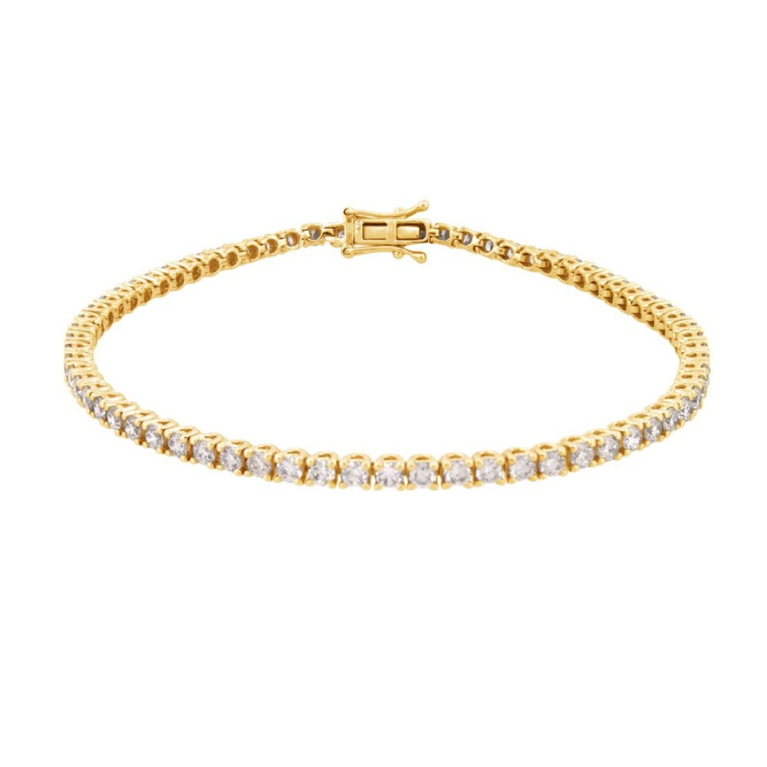 3ct Lab-Diamond Tennis Bracelet