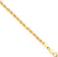9ct D/C Rope Chain 3mm