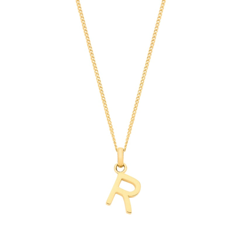 9ct Letter Pendants