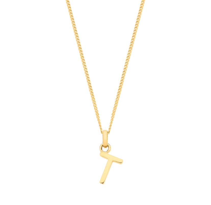 9ct Letter Pendants
