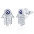 Hamsa Evil Eye studs