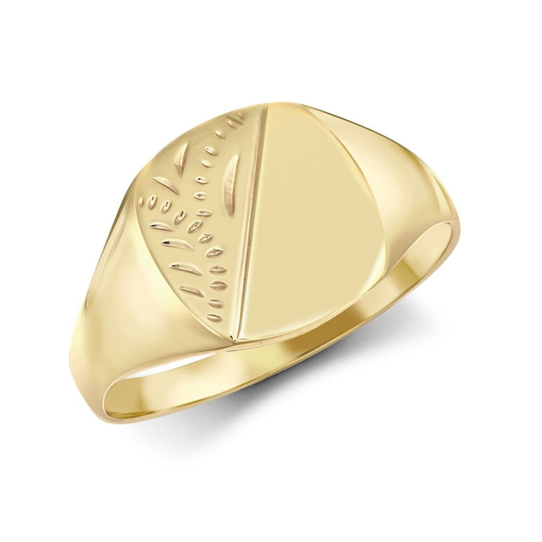 9ct D/C Signet Ring