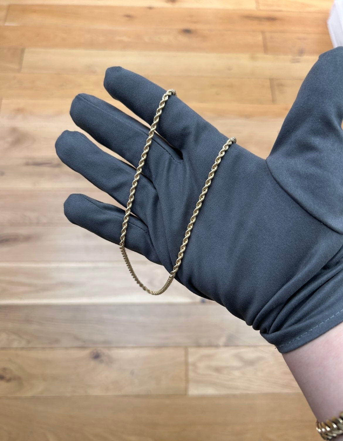 9ct LW Rope Chains/Bracelet 3mm