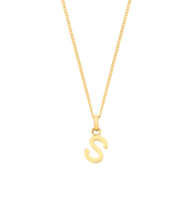 9ct Letter Necklace