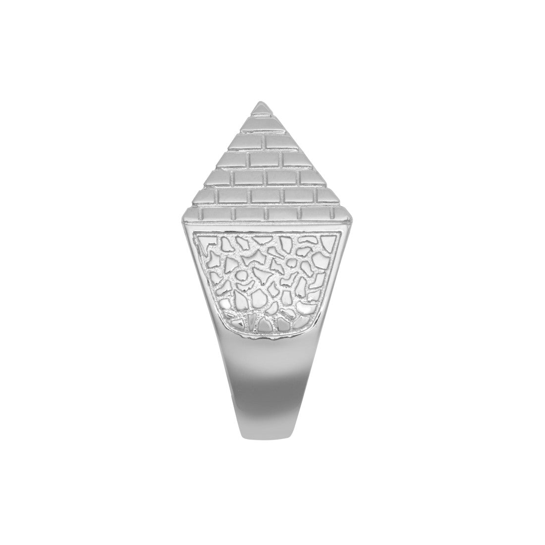 Silver Pyramid Ring