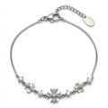 Fleur Cross Bracelet