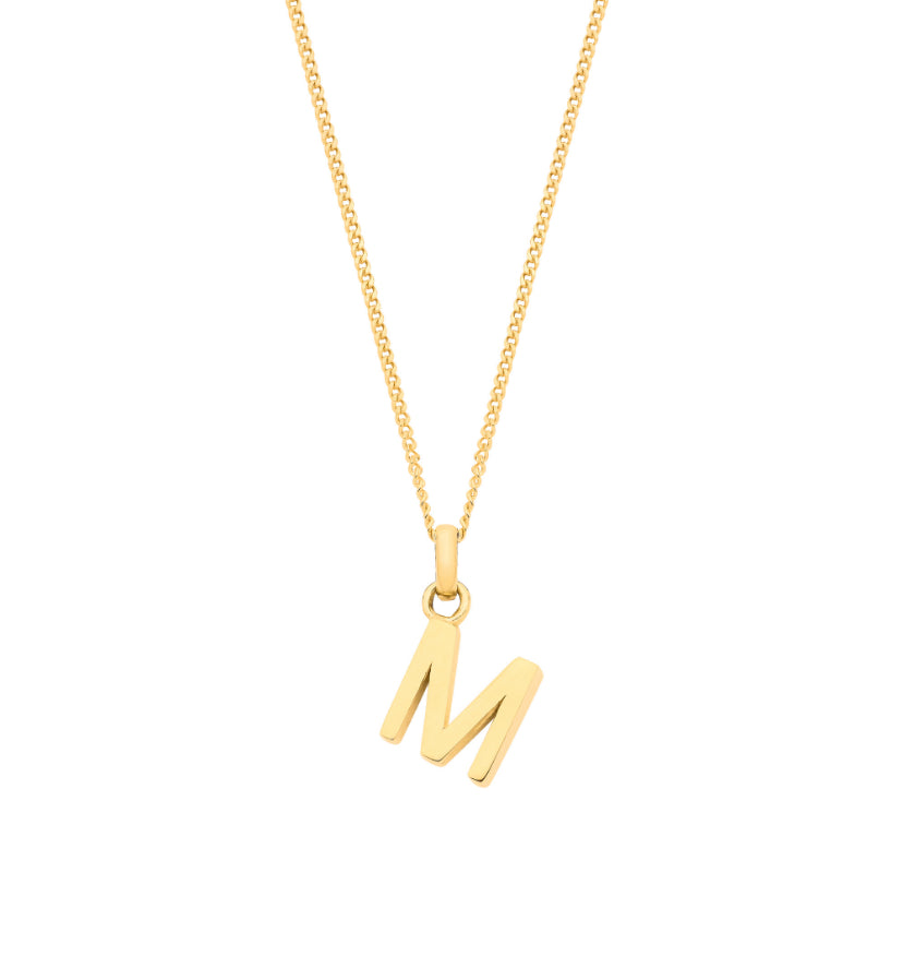 9ct Letter Necklace