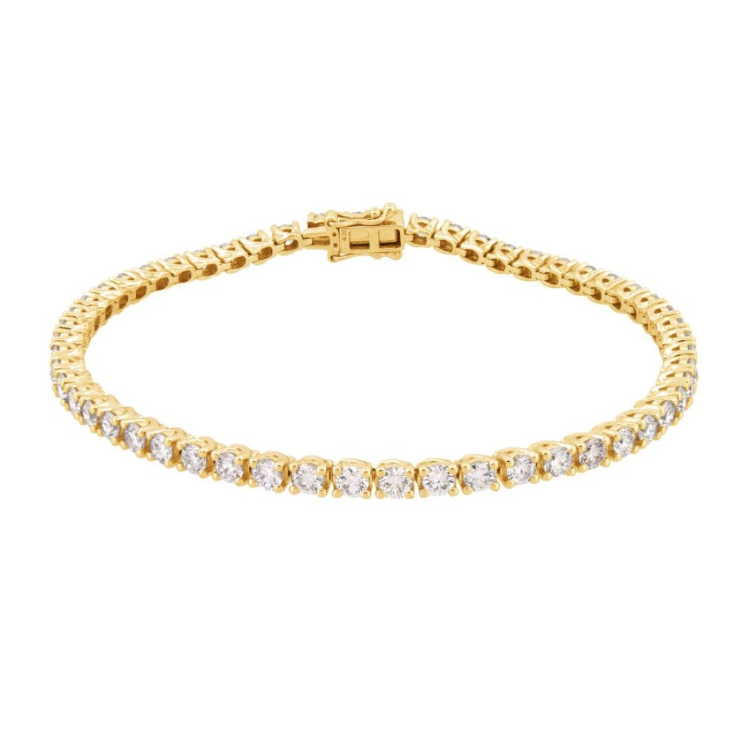 4ct Lab-Diamond Tennis Bracelet