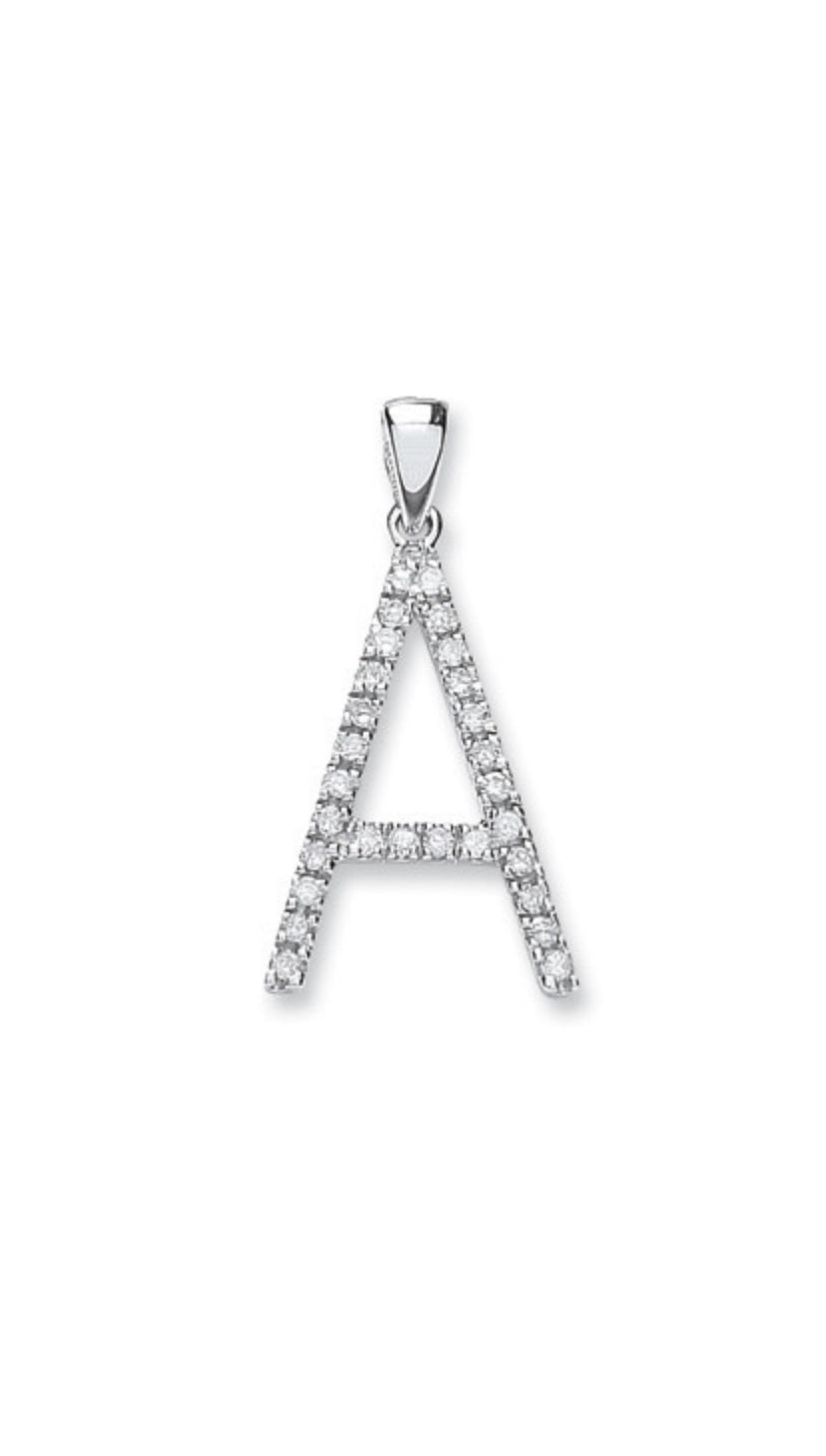 9ct Letter Pendants