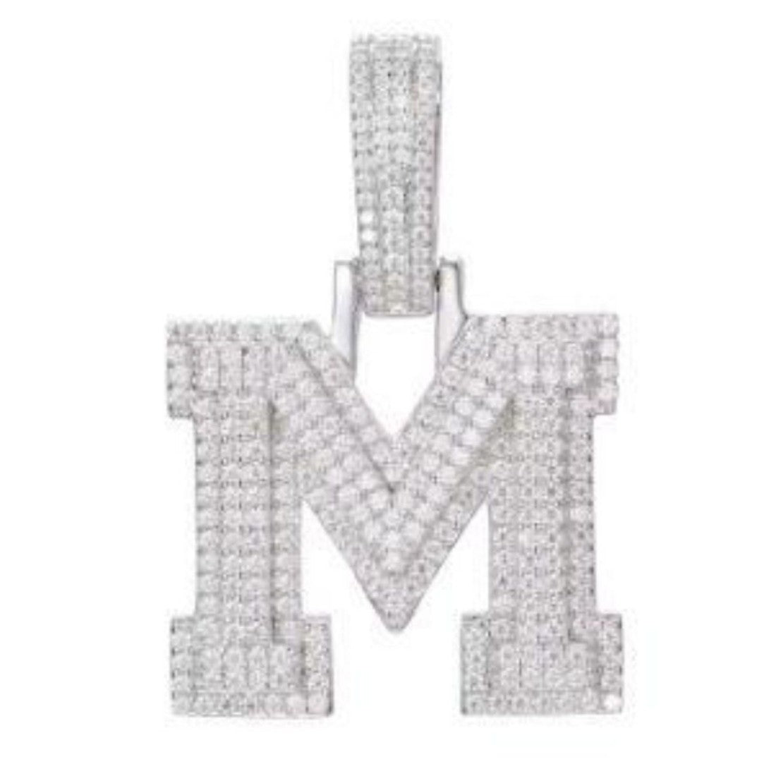 CZ Letter Pendants