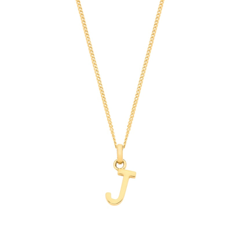 9ct Letter Pendants