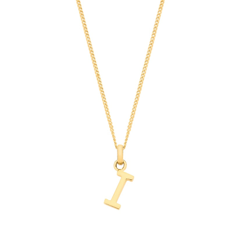 9ct Letter Pendants