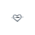 CZ Open Heart Ring