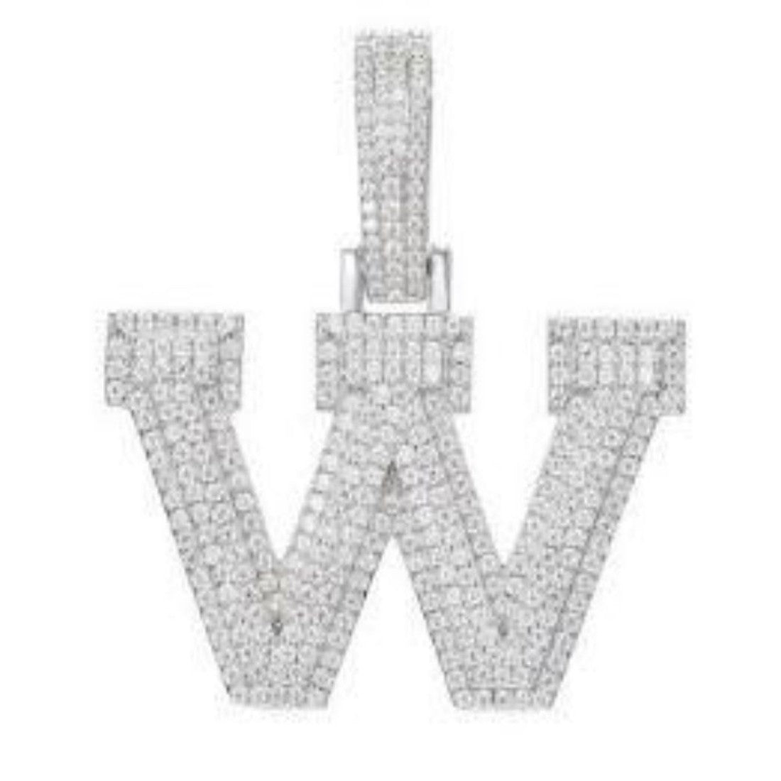 CZ Letter Pendants
