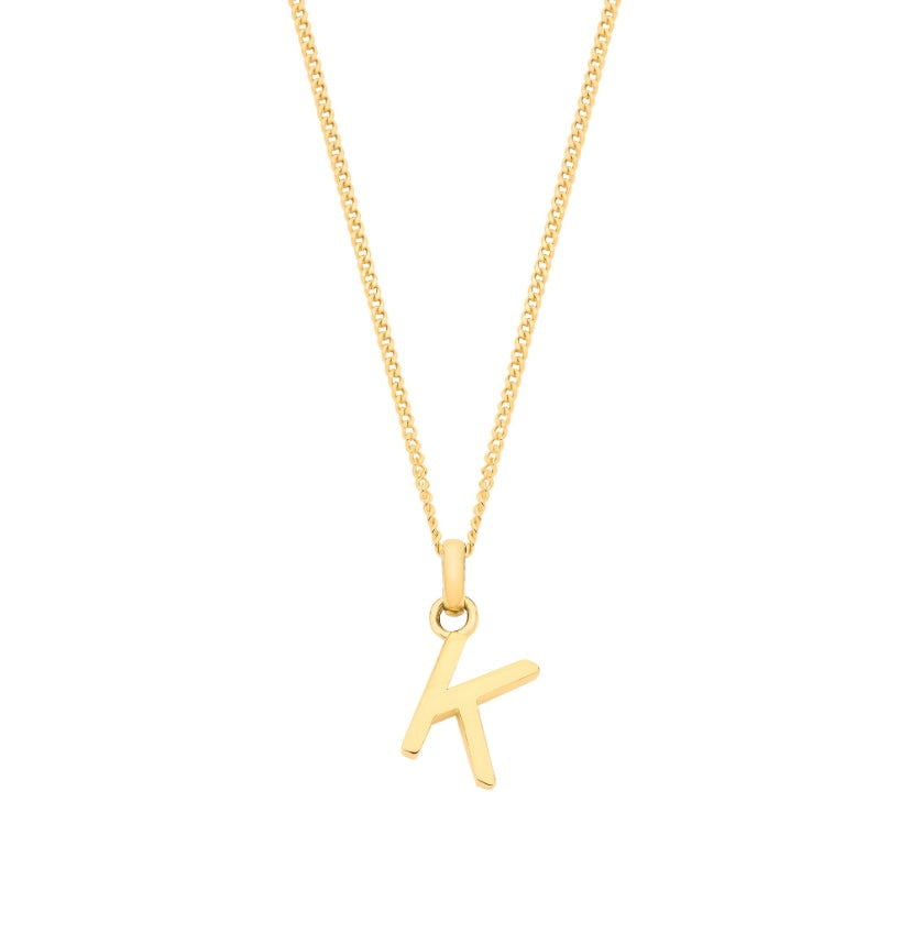 9ct Letter Pendants