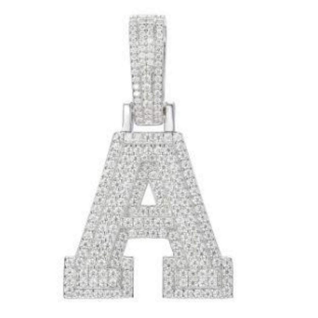 CZ Letter Pendants