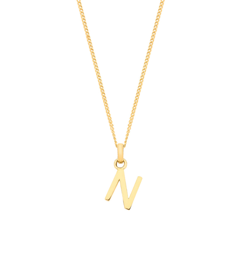9ct Letter Necklace