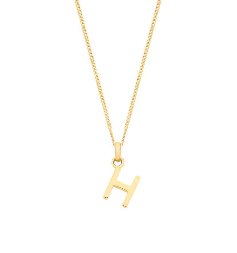 9ct Letter Pendants