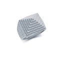 Silver Pyramid Ring