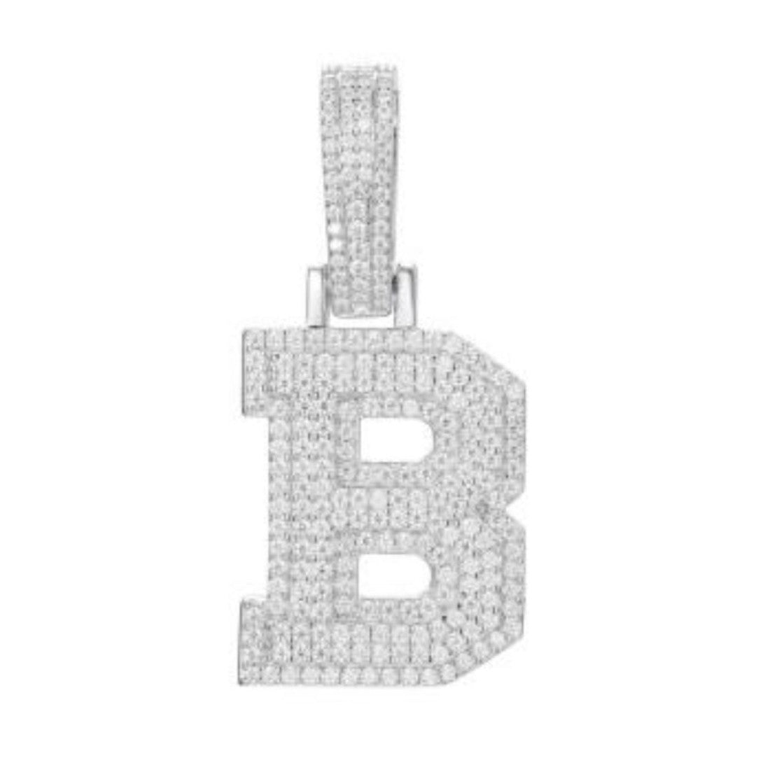 CZ Letter Pendants
