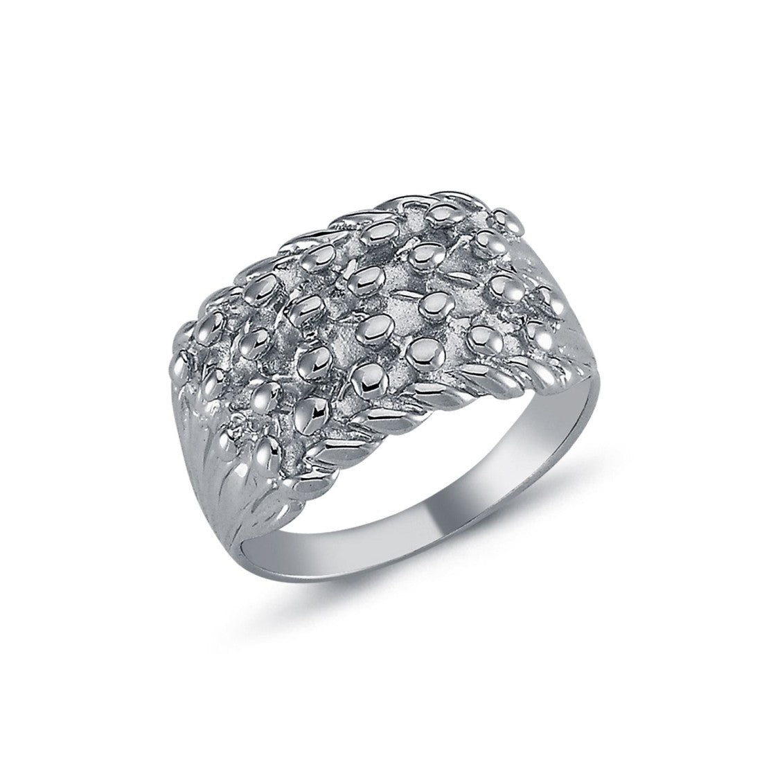 Silver Keeper ring 4rows