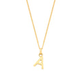 9ct Letter Pendants