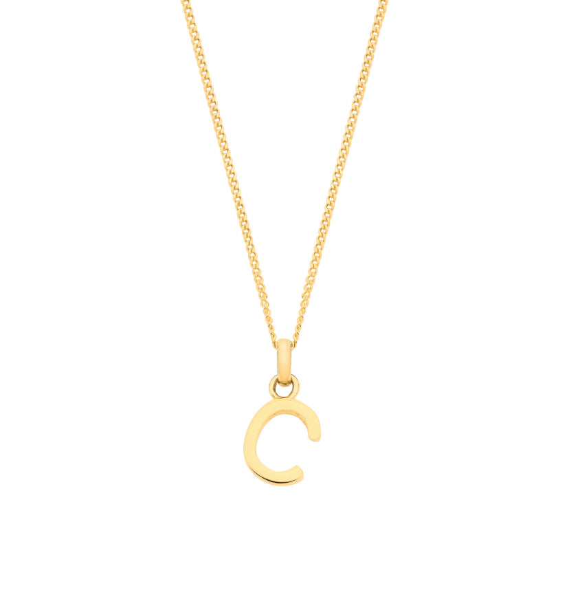 9ct Letter Necklace