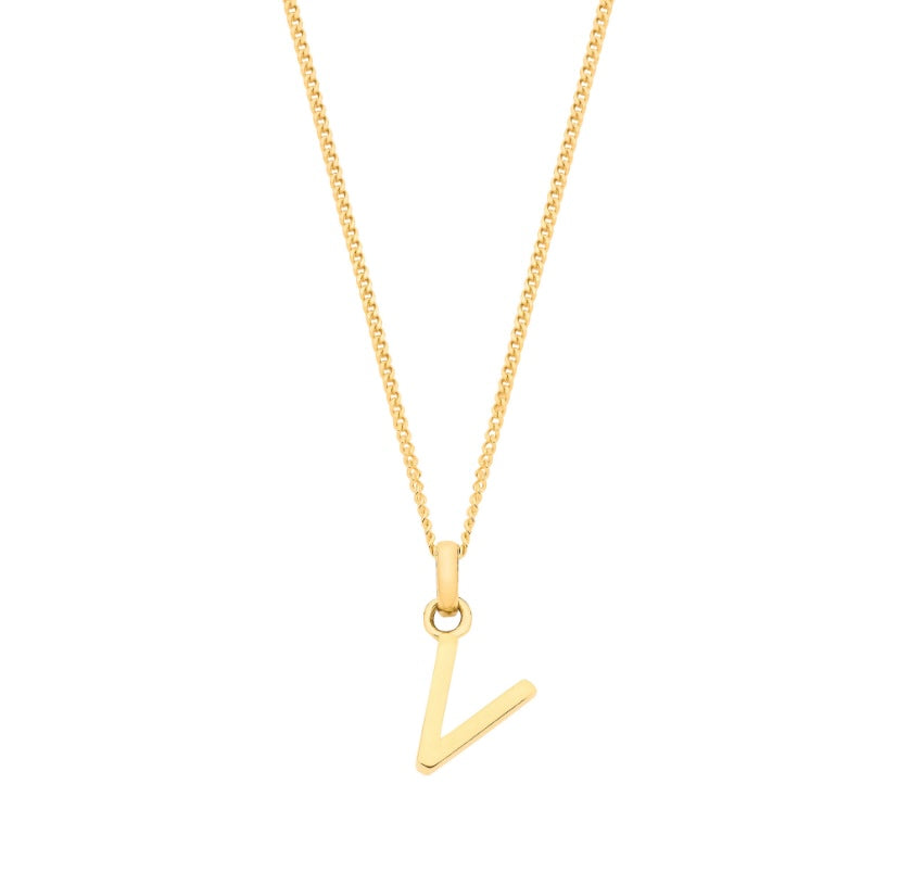 9ct Letter Pendants