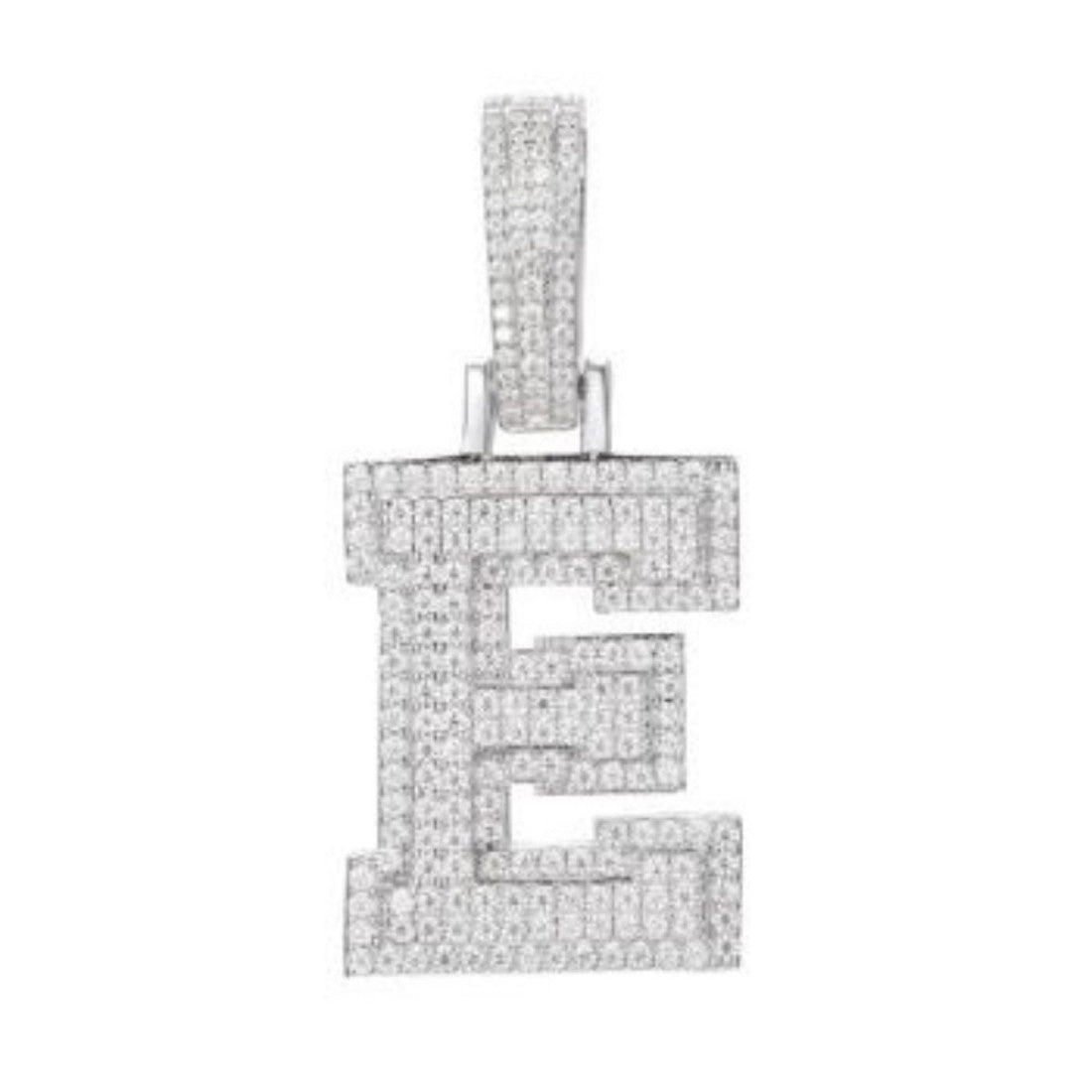 CZ Letter Pendants