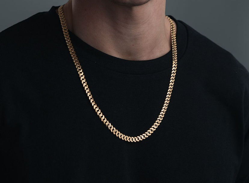 9ct 7mm Cuban Chain