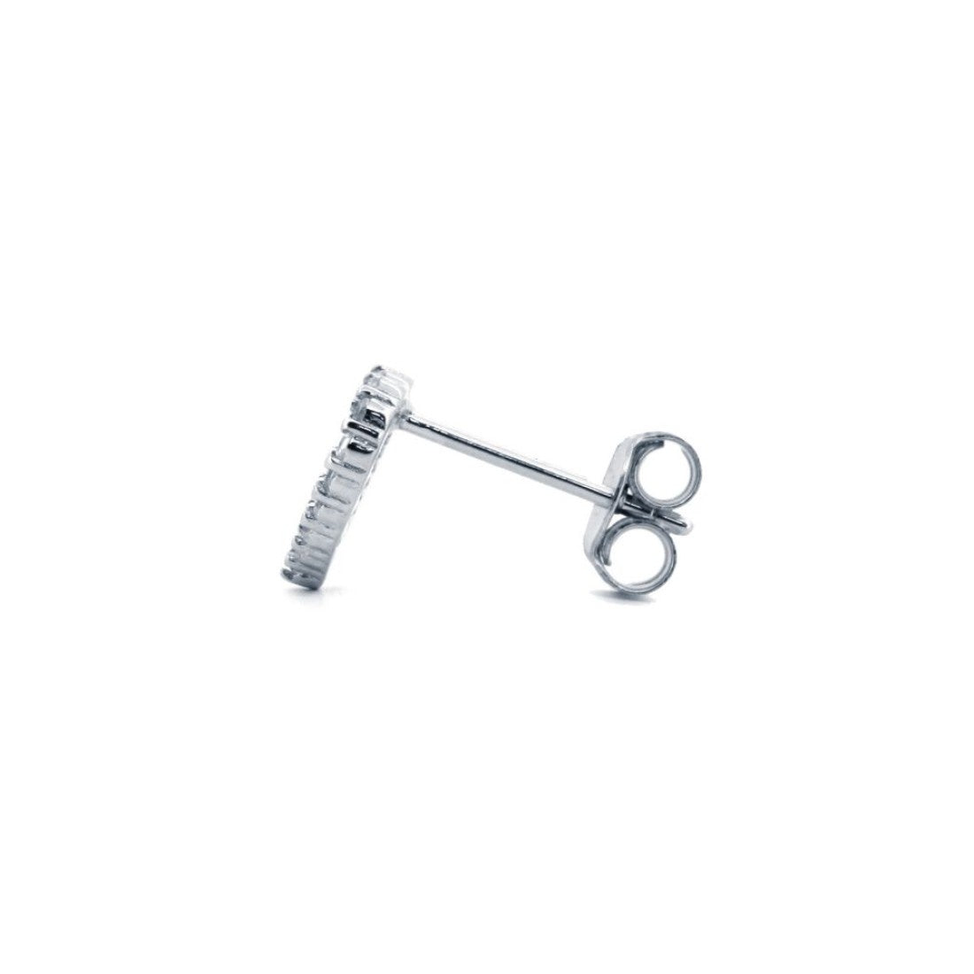 CZ Open Heart Studs